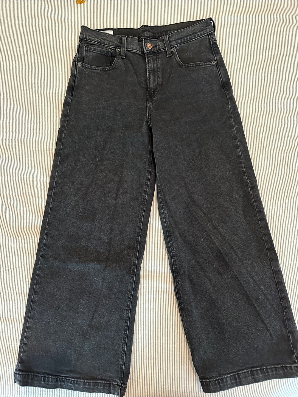 Gap High-Rise Black Wide-Leg Jeans for Women